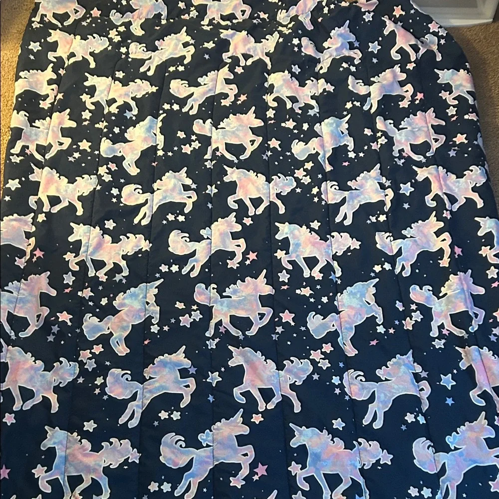 Unicorn Reversible Twin Comforter